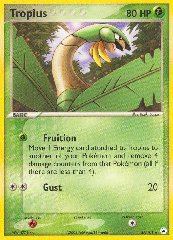 Tropius (27/101) [EX: Hidden Legends] | Exor Games Truro