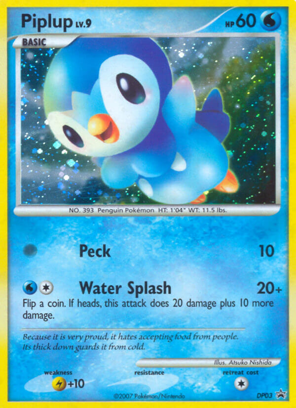 Piplup (DP03) [Diamond & Pearl: Black Star Promos] | Exor Games Truro