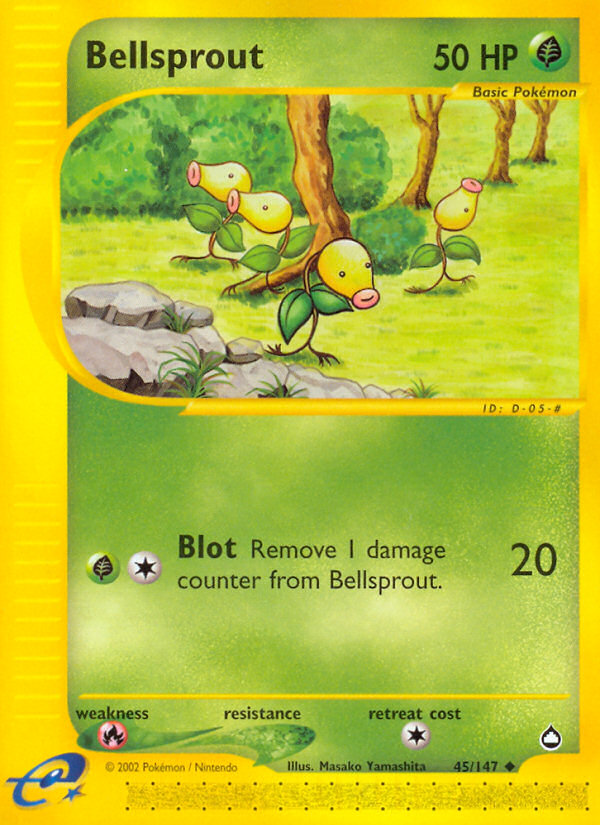 Bellsprout (45/147) [Aquapolis] | Exor Games Truro