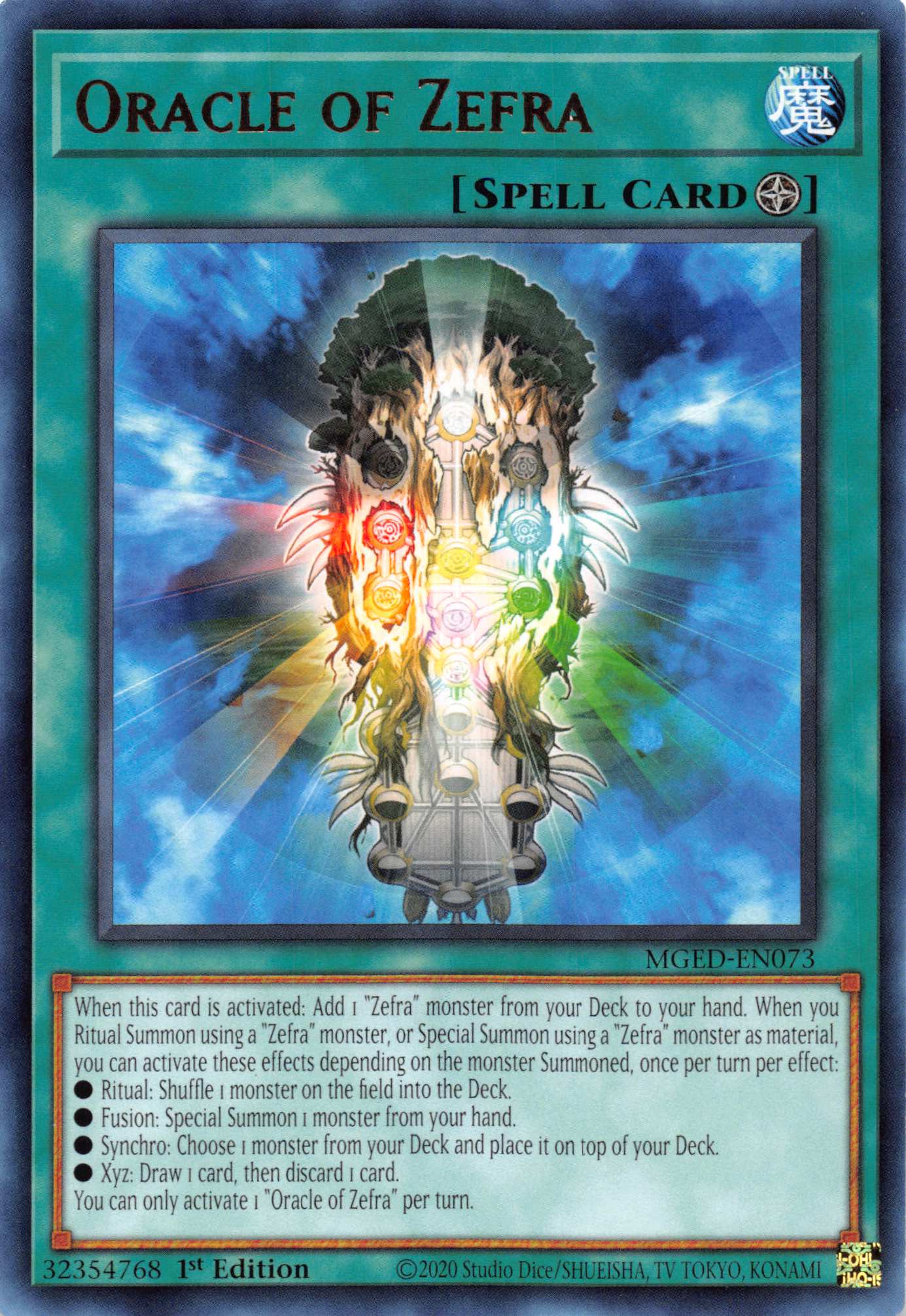 Oracle of Zefra [MGED-EN073] Rare | Exor Games Truro