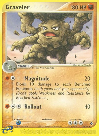 Graveler (30/97) [EX: Dragon] | Exor Games Truro