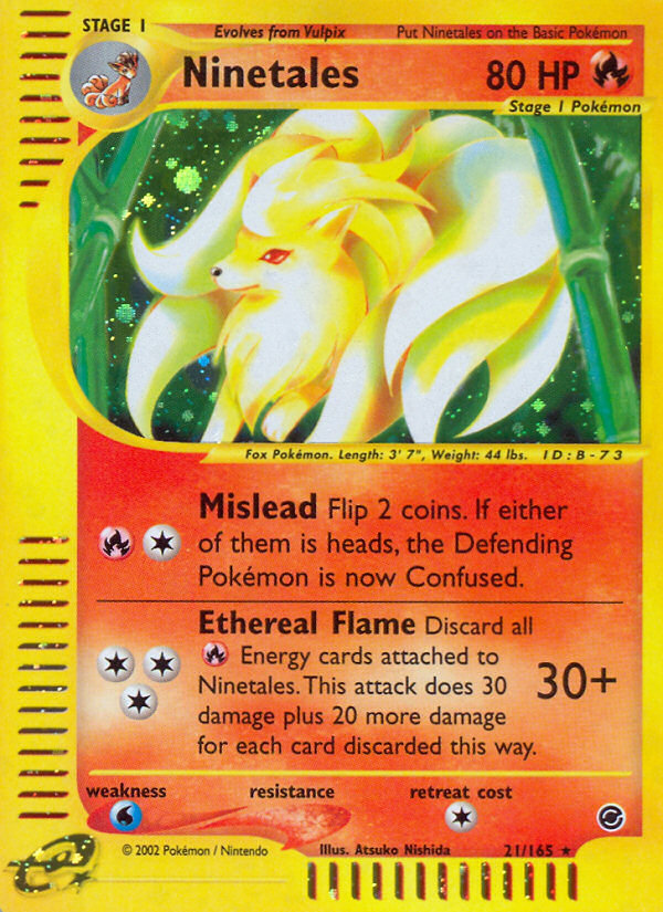 Ninetales (21/165) [Expedition: Base Set] | Exor Games Truro