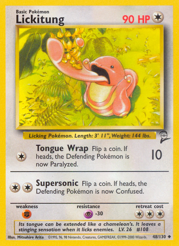 Lickitung (48/130) [Base Set 2] | Exor Games Truro