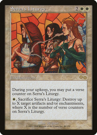 Serra's Liturgy [Urza's Saga] | Exor Games Truro