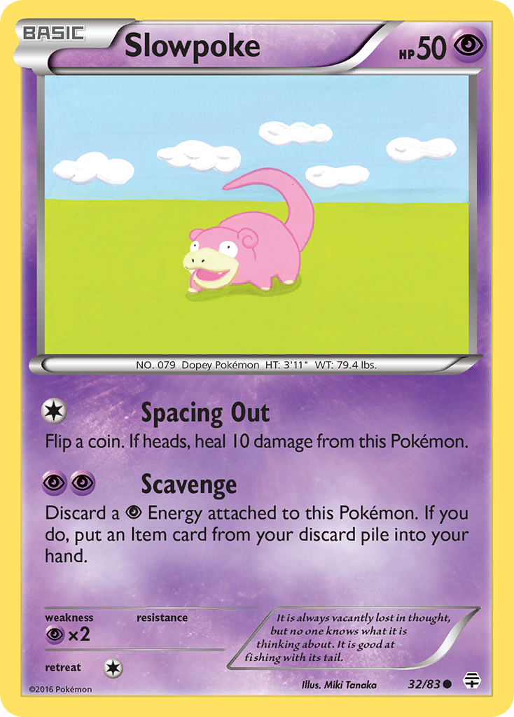 Slowpoke (32/83) [XY: Generations] | Exor Games Truro