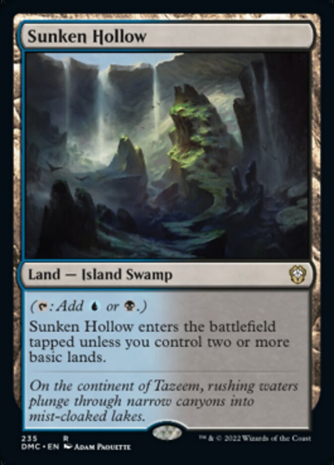 Sunken Hollow [Dominaria United Commander] | Exor Games Truro