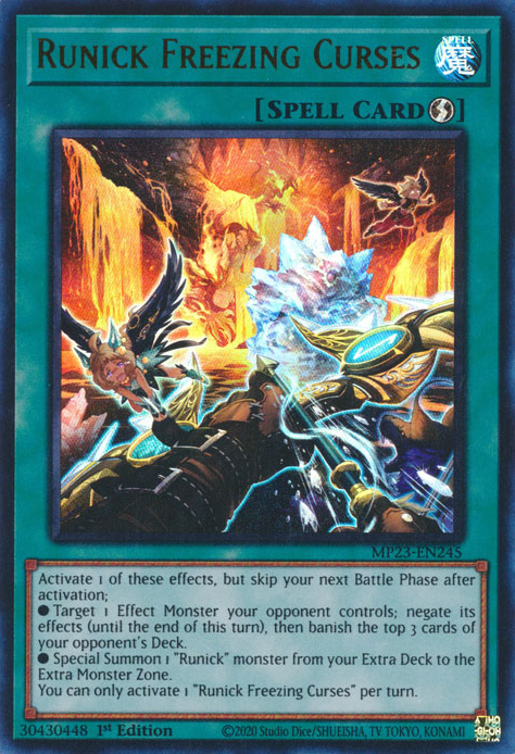 Runick Freezing Curses [MP23-EN245] Ultra Rare | Exor Games Truro