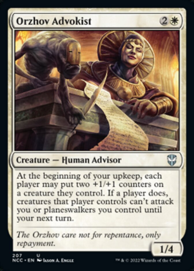 Orzhov Advokist [Streets of New Capenna Commander] | Exor Games Truro