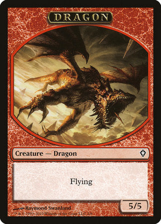 Dragon Token [Worldwake Tokens] | Exor Games Truro