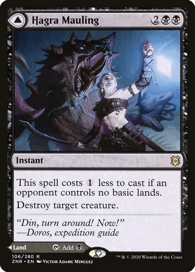 Hagra Mauling // Hagra Broodpit [Zendikar Rising] | Exor Games Truro
