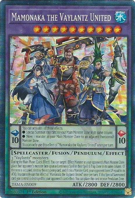 Mamonaka the Vaylantz United [TAMA-EN009] Collector's Rare | Exor Games Truro