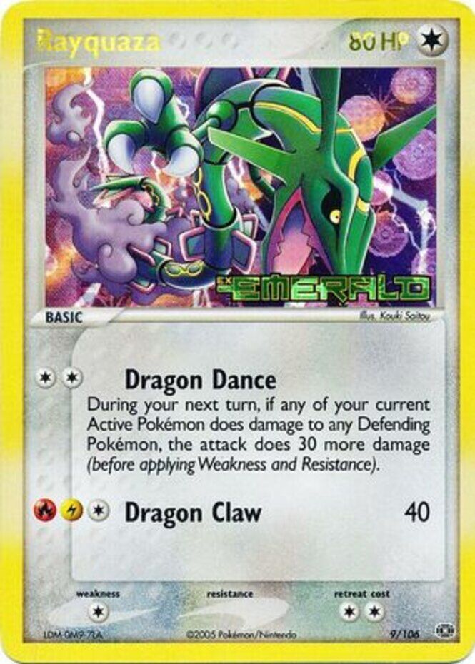 Rayquaza (9/106) (Stamped) [EX: Emerald] | Exor Games Truro