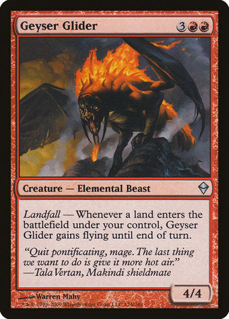 Geyser Glider [Zendikar] | Exor Games Truro