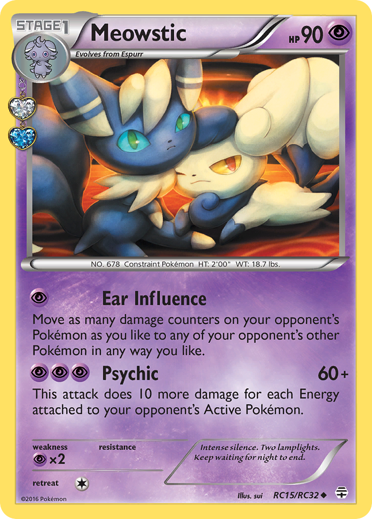 Meowstic (RC15/RC32) [XY: Generations] | Exor Games Truro