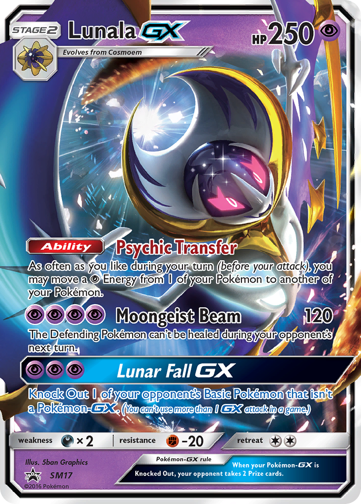 Lunala GX (SM17) [Sun & Moon: Black Star Promos] | Exor Games Truro