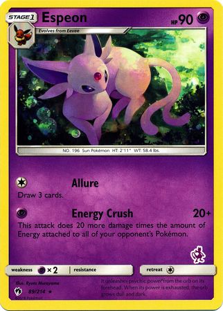 Espeon (89/214) (Mewtwo Deck) [Battle Academy 2020] | Exor Games Truro