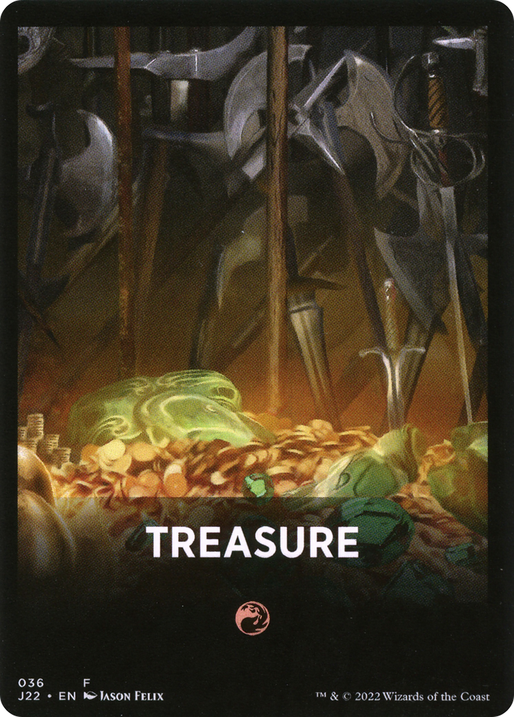 Treasure Theme Card [Jumpstart 2022 Front Cards] | Exor Games Truro