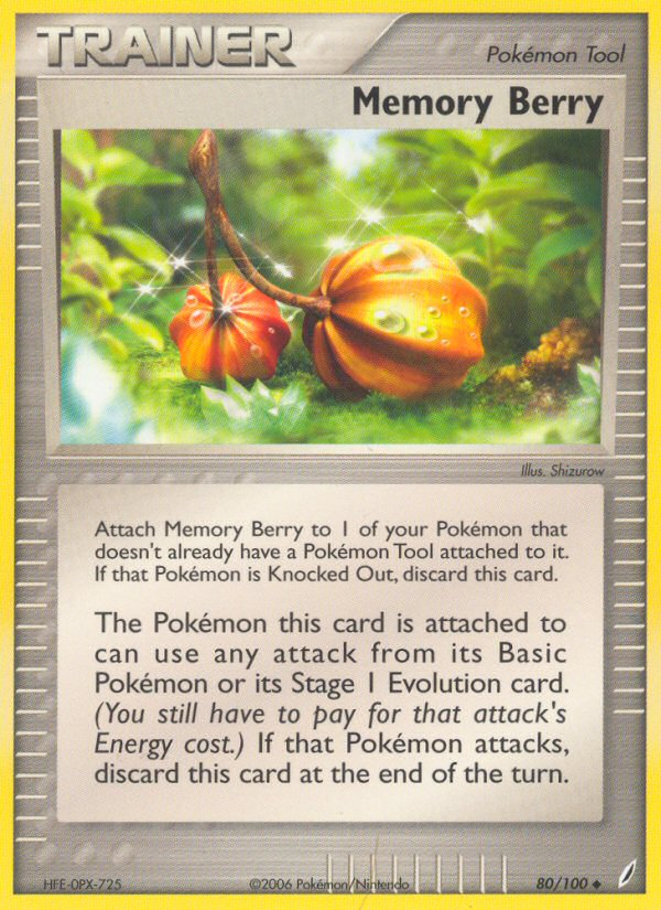Memory Berry (80/100) [EX: Crystal Guardians] | Exor Games Truro