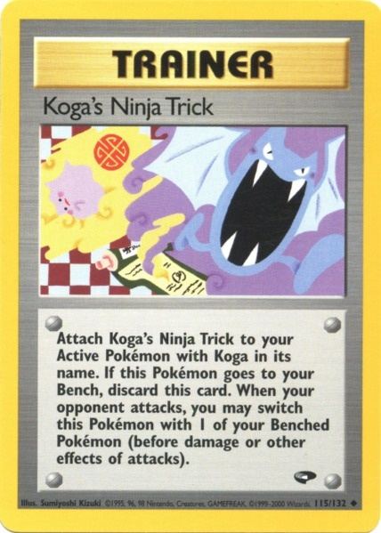 Koga's Ninja Trick (115/132) [Gym Challenge Unlimited] | Exor Games Truro