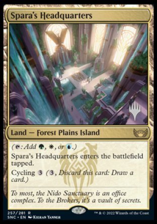 Spara's Headquarters (Promo Pack) [Streets of New Capenna Promos] | Exor Games Truro