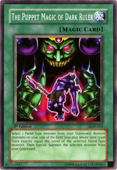 The Puppet Magic of Dark Ruler [LOD-013] Common | Exor Games Truro