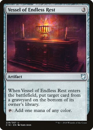 Vessel of Endless Rest [Commander 2018] | Exor Games Truro