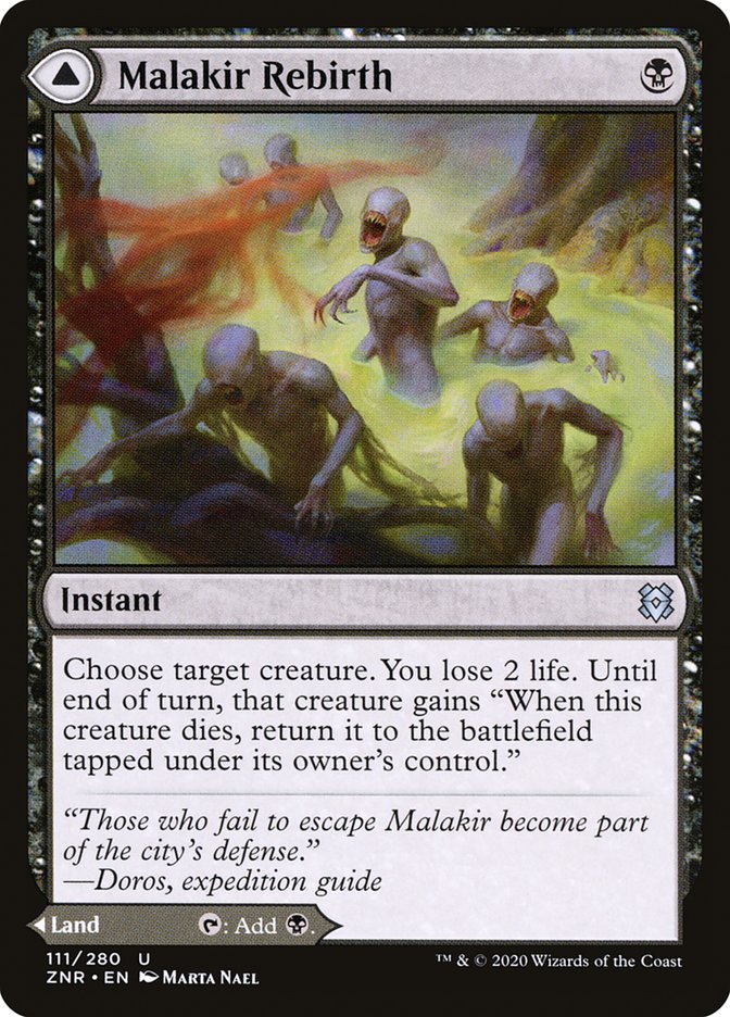 Malakir Rebirth // Malakir Mire [Zendikar Rising] | Exor Games Truro