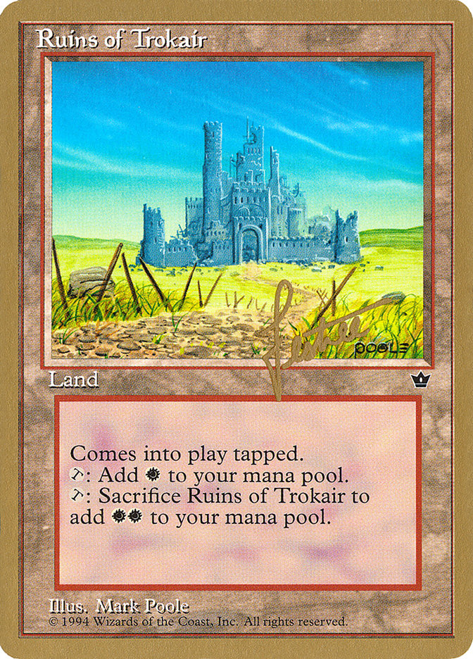 Ruins of Trokair (Bertrand Lestree) [Pro Tour Collector Set] | Exor Games Truro