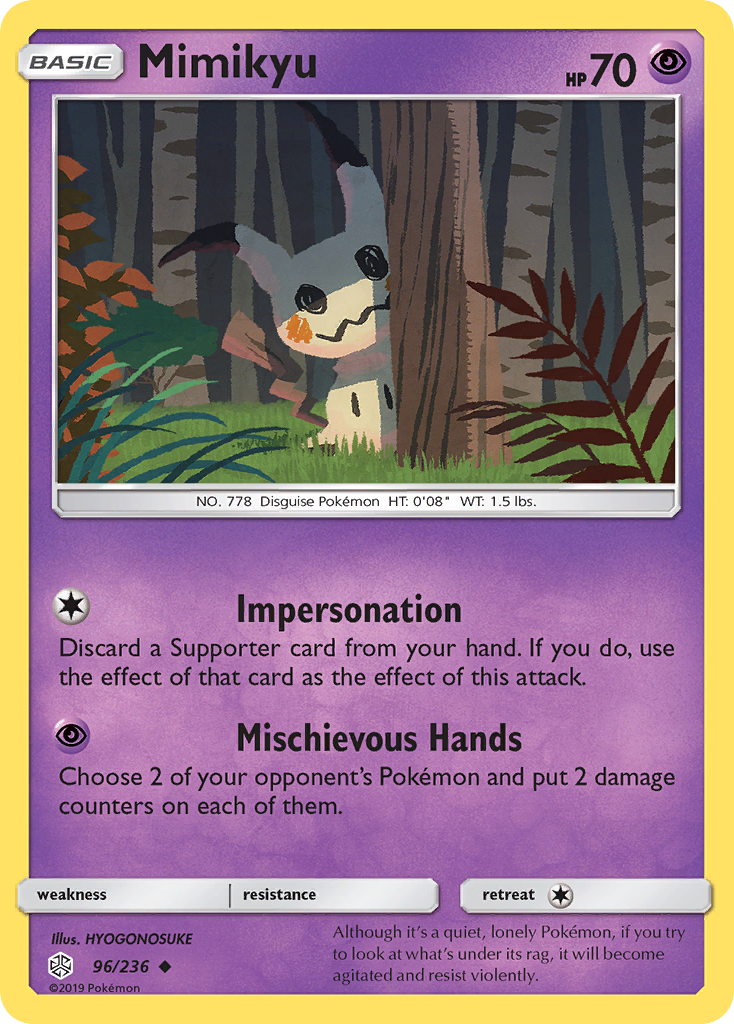 Mimikyu (96/236) [Sun & Moon: Cosmic Eclipse] | Exor Games Truro