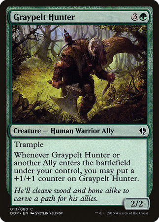 Graypelt Hunter [Duel Decks: Zendikar vs. Eldrazi] | Exor Games Truro