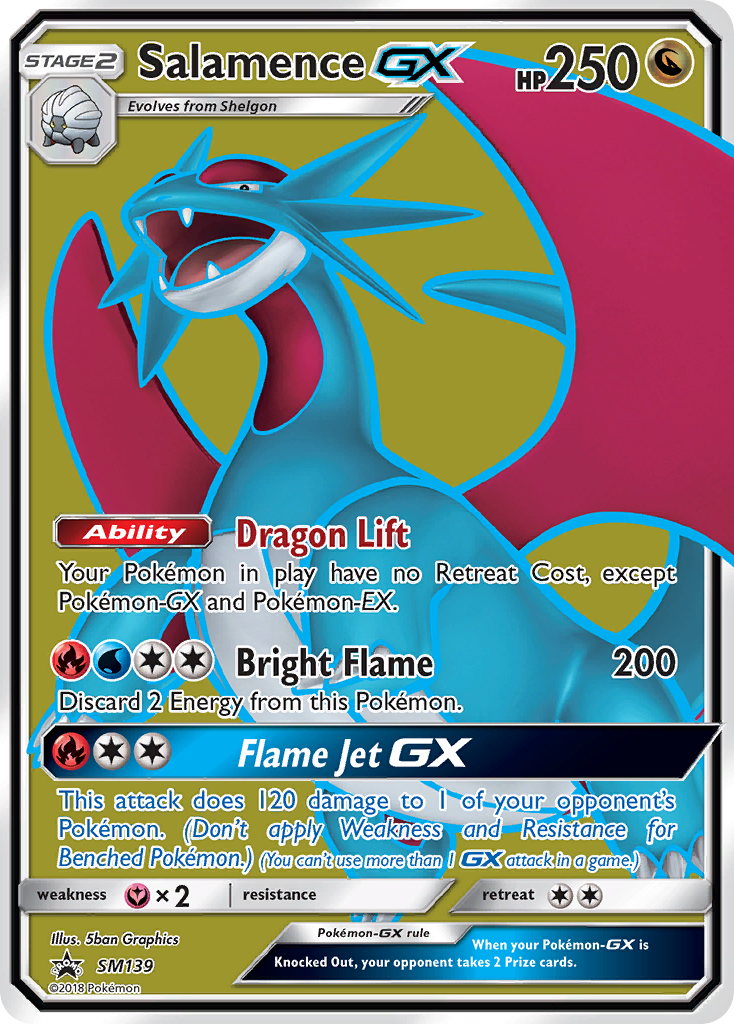 Salamence GX (SM139) [Sun & Moon: Black Star Promos] | Exor Games Truro