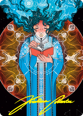 Memory Lapse Art Card (Gold-Stamped Signature) [Strixhaven: School of Mages Art Series] | Exor Games Truro