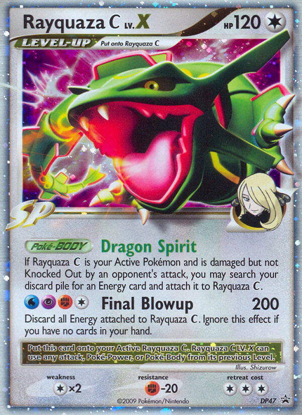 Rayquaza C LV.X (DP47) [Diamond & Pearl: Black Star Promos] | Exor Games Truro