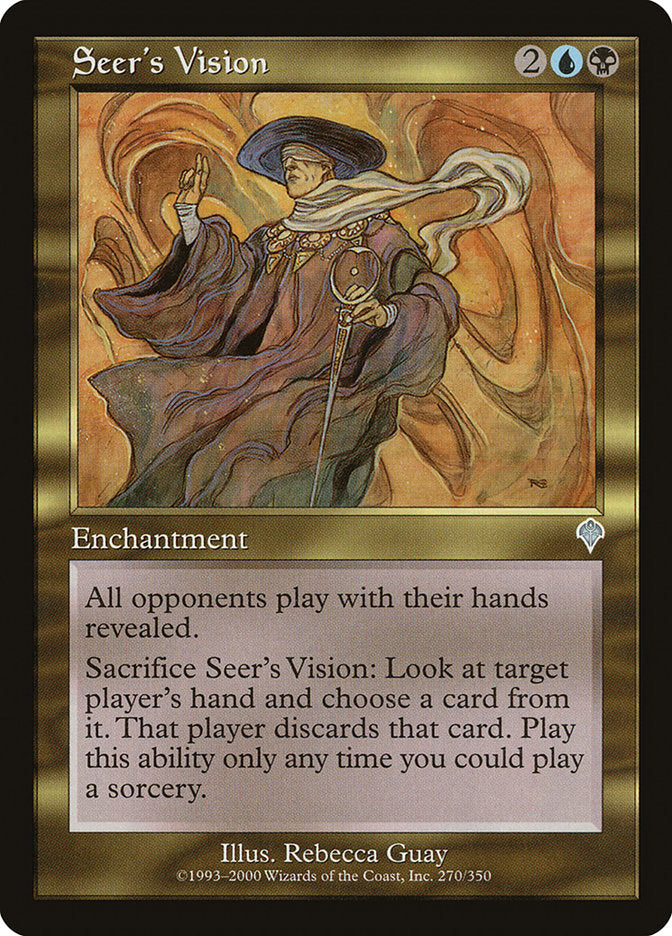 Seer's Vision [Invasion] | Exor Games Truro