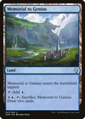 Memorial to Genius [Dominaria] | Exor Games Truro