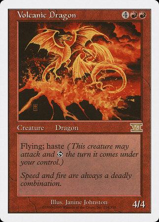 Volcanic Dragon [Classic Sixth Edition] | Exor Games Truro