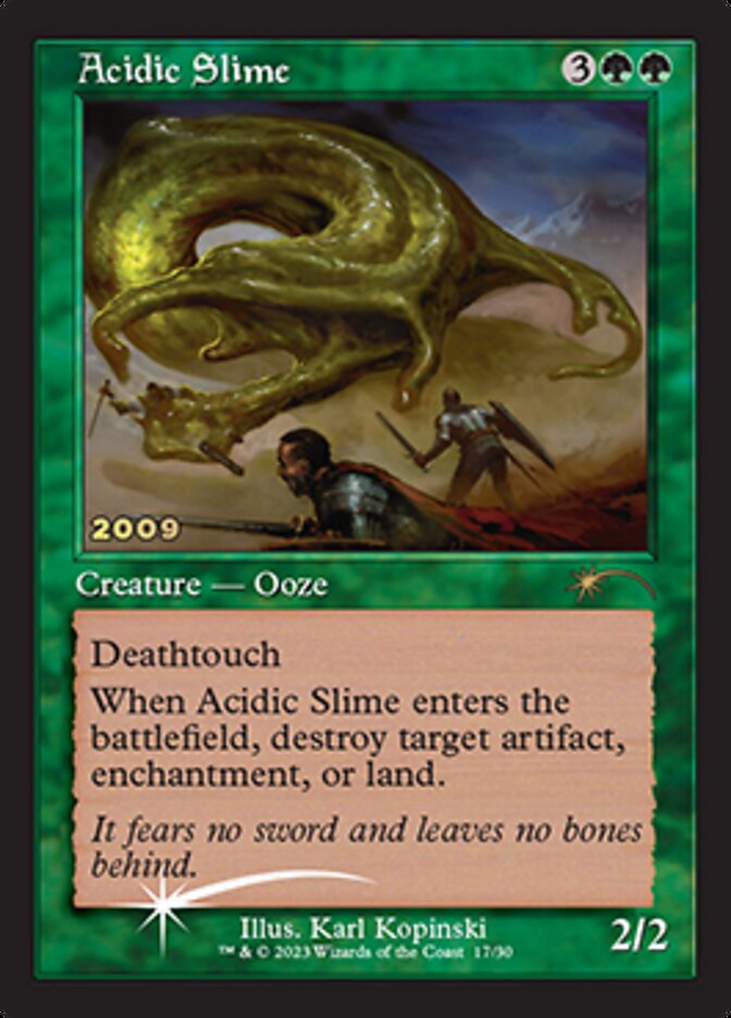 Acidic Slime [30th Anniversary Promos] | Exor Games Truro