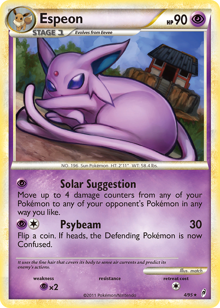 Espeon (4/95) [HeartGold & SoulSilver: Call of Legends] | Exor Games Truro