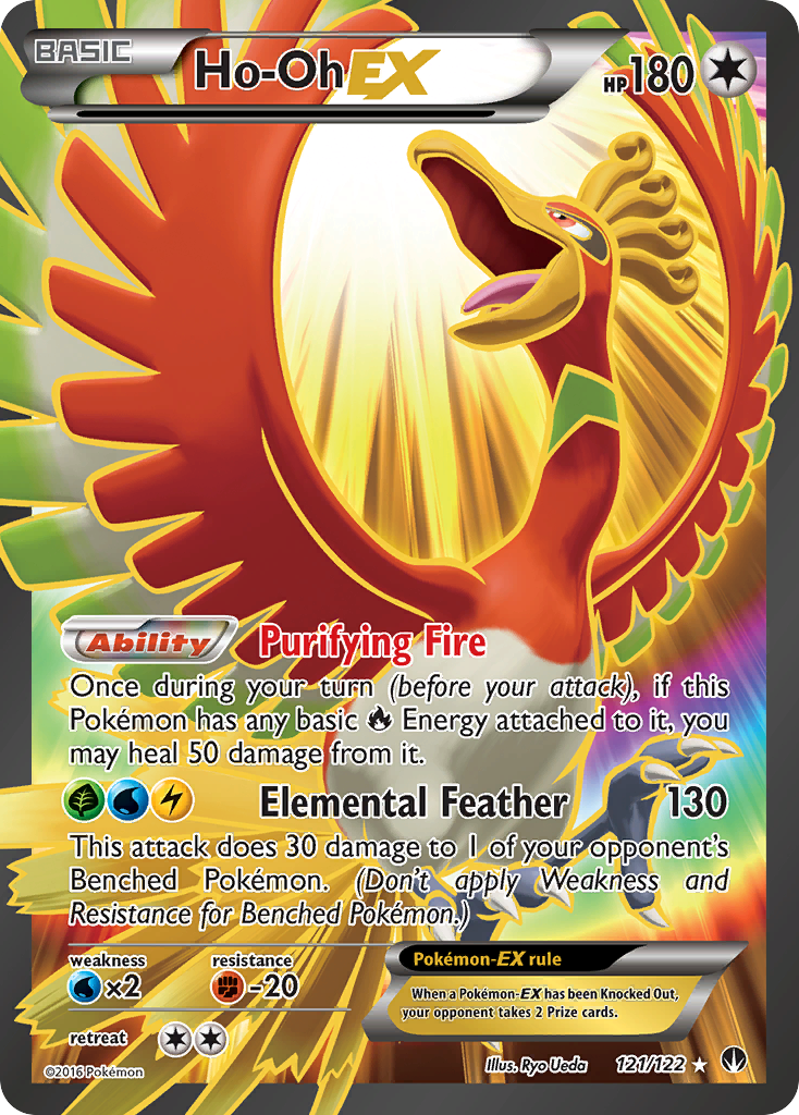 Ho-Oh EX (121/122) [XY: BREAKpoint] | Exor Games Truro