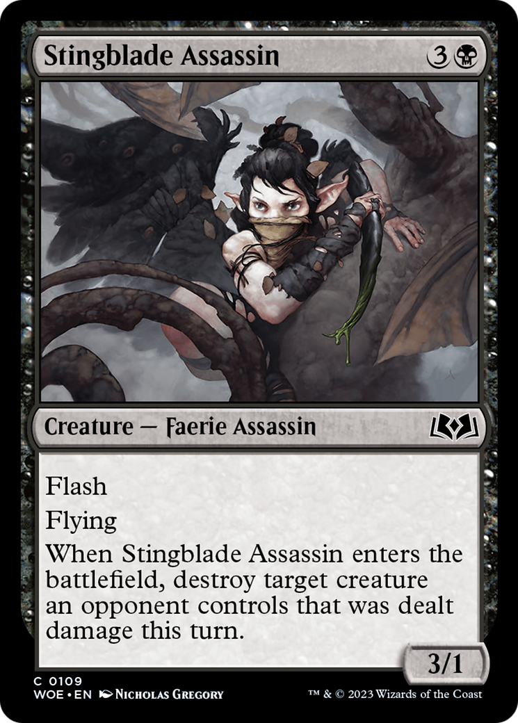 Stingblade Assassin [Wilds of Eldraine] | Exor Games Truro