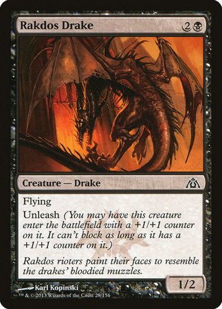 Rakdos Drake [Dragon's Maze] | Exor Games Truro