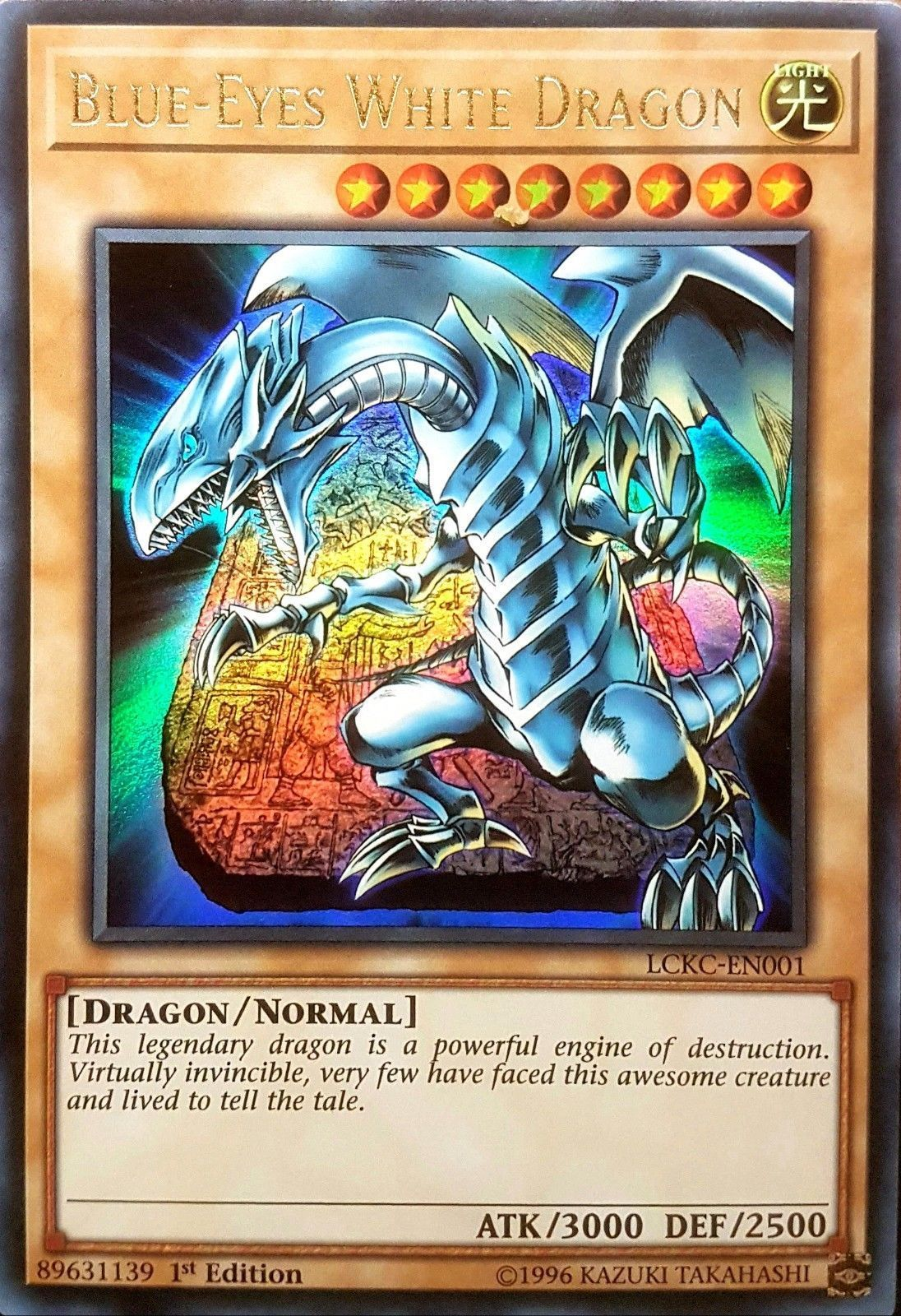 Blue-Eyes White Dragon (Version 4) [LCKC-EN001] Ultra Rare | Exor Games Truro