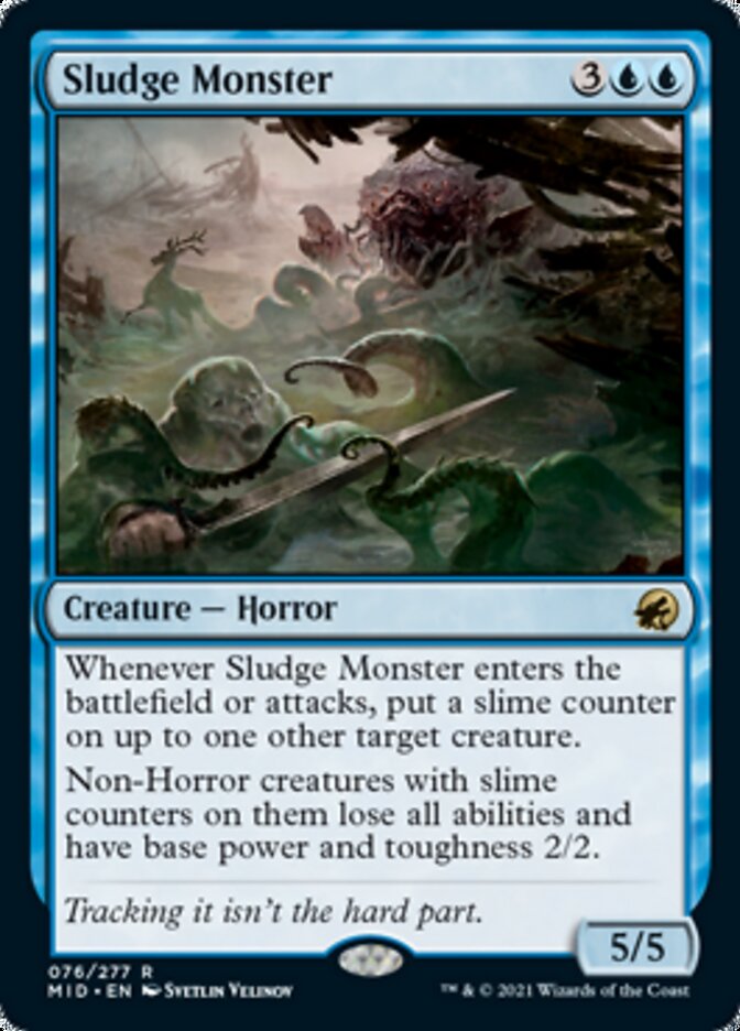 Sludge Monster [Innistrad: Midnight Hunt] | Exor Games Truro