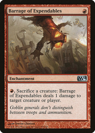 Barrage of Expendables [Magic 2014] | Exor Games Truro