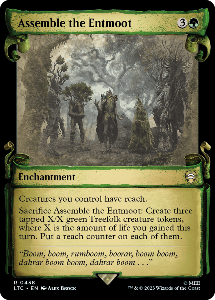 Assemble the Entmoot [The Lord of the Rings: Tales of Middle-Earth Commander Showcase Scrolls] | Exor Games Truro