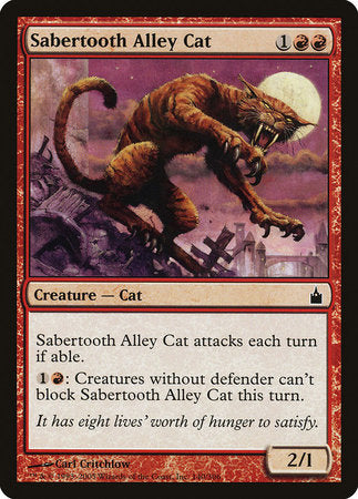 Sabertooth Alley Cat [Ravnica: City of Guilds] | Exor Games Truro