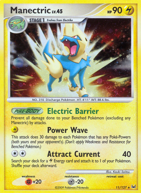 Manectric (11/127) [Platinum: Base Set] | Exor Games Truro