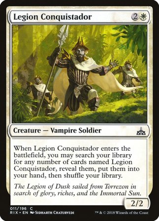 Legion Conquistador [Rivals of Ixalan] | Exor Games Truro