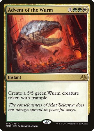 Advent of the Wurm [Modern Masters 2017] | Exor Games Truro