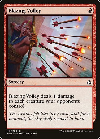 Blazing Volley [Amonkhet] | Exor Games Truro